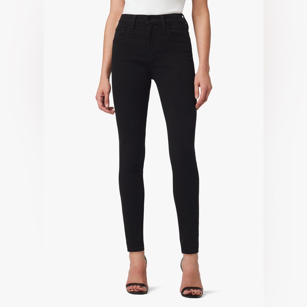 Joe’s Flawless The Charlie High Rise Skinny Jean in Black
